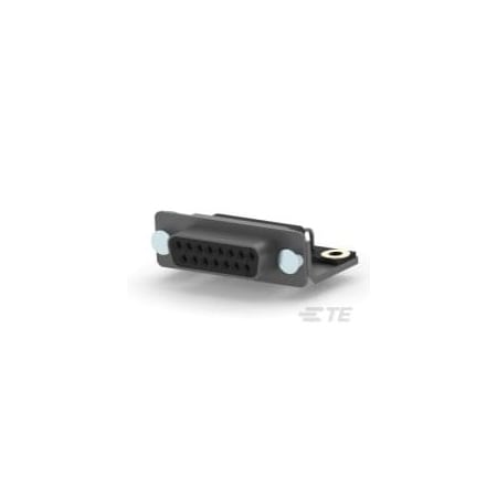 Te Connectivity D Subminiature Connector, 15 Contact(S), Female, Solder Terminal, Receptacle 5745113-2